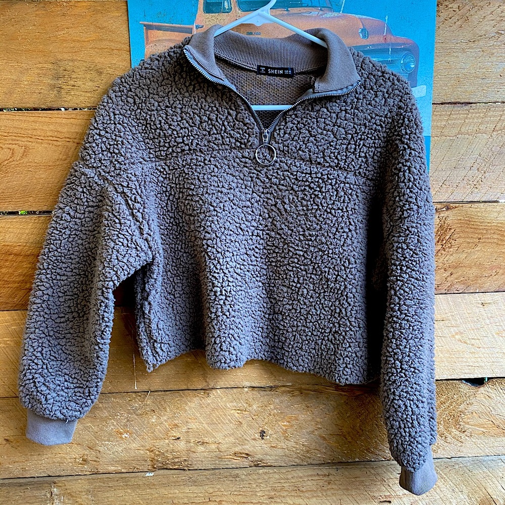 Chocolate Brown Crop Jacket